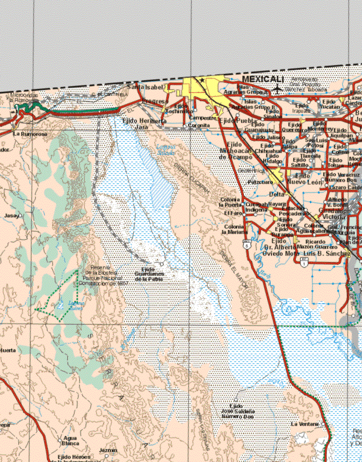 Baja California Norte mexico map [2] - map of baja california mexico [2 ...